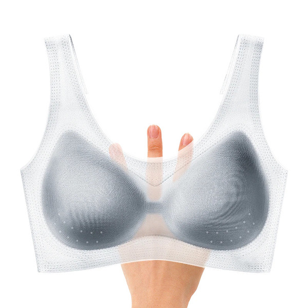 3/4 Cup Transparent Clear Push Up Bra Ultra-thin Strap Invisible